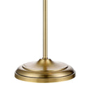 Adjustable-Aged Brass Pharmacy-Style LED Floor Lamp