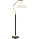 Chairside Arc Floor Lamp with Dimmer